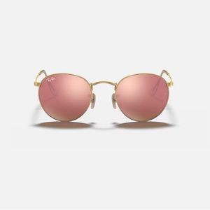 Authentic Ray-Ban RB3447 Round Flash Lens Sunglasses